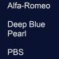 Preview: Alfa-Romeo, Deep Blue Pearl, PBS.